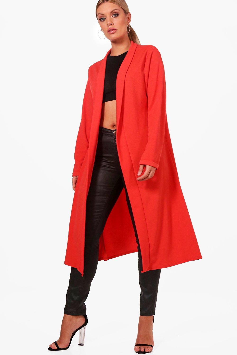 Duster Coat Women
 Plus Waterfall Duster Coat