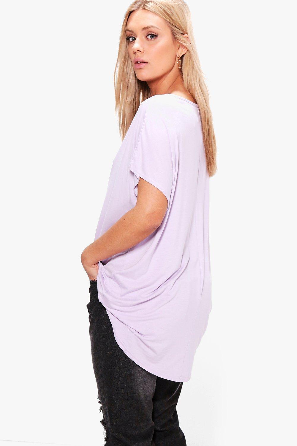 Boohoo Womens Plus Claire Oversized Tee | eBay