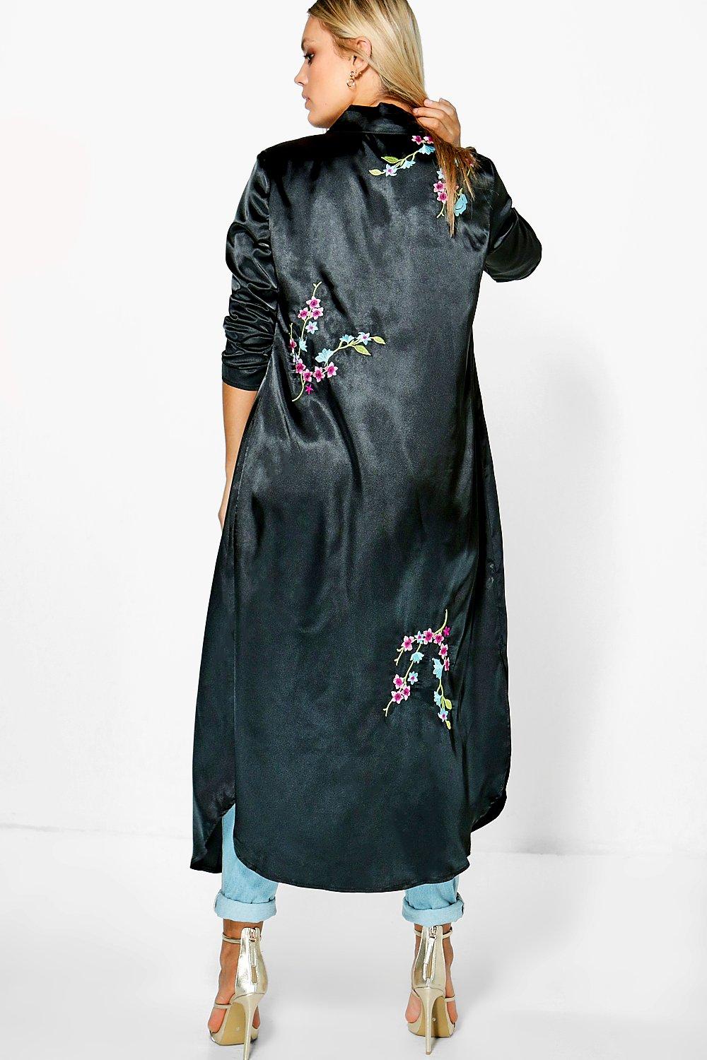 satin duster robe