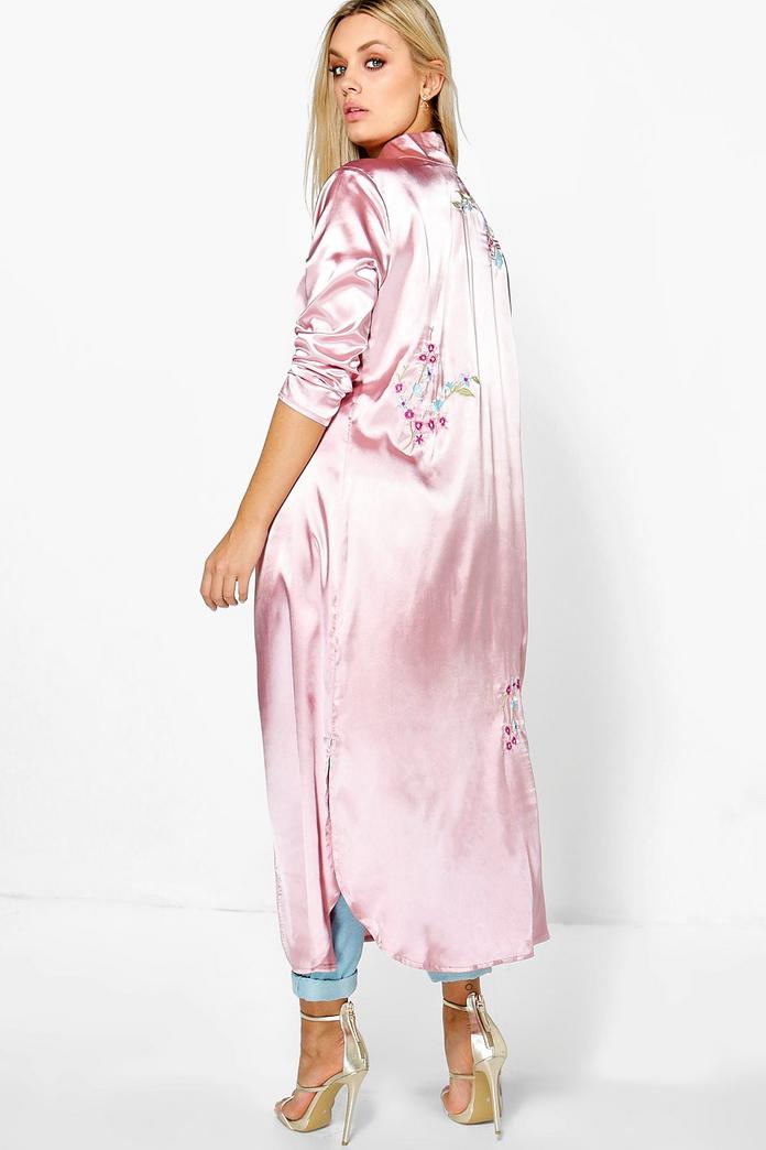 satin duster robe
