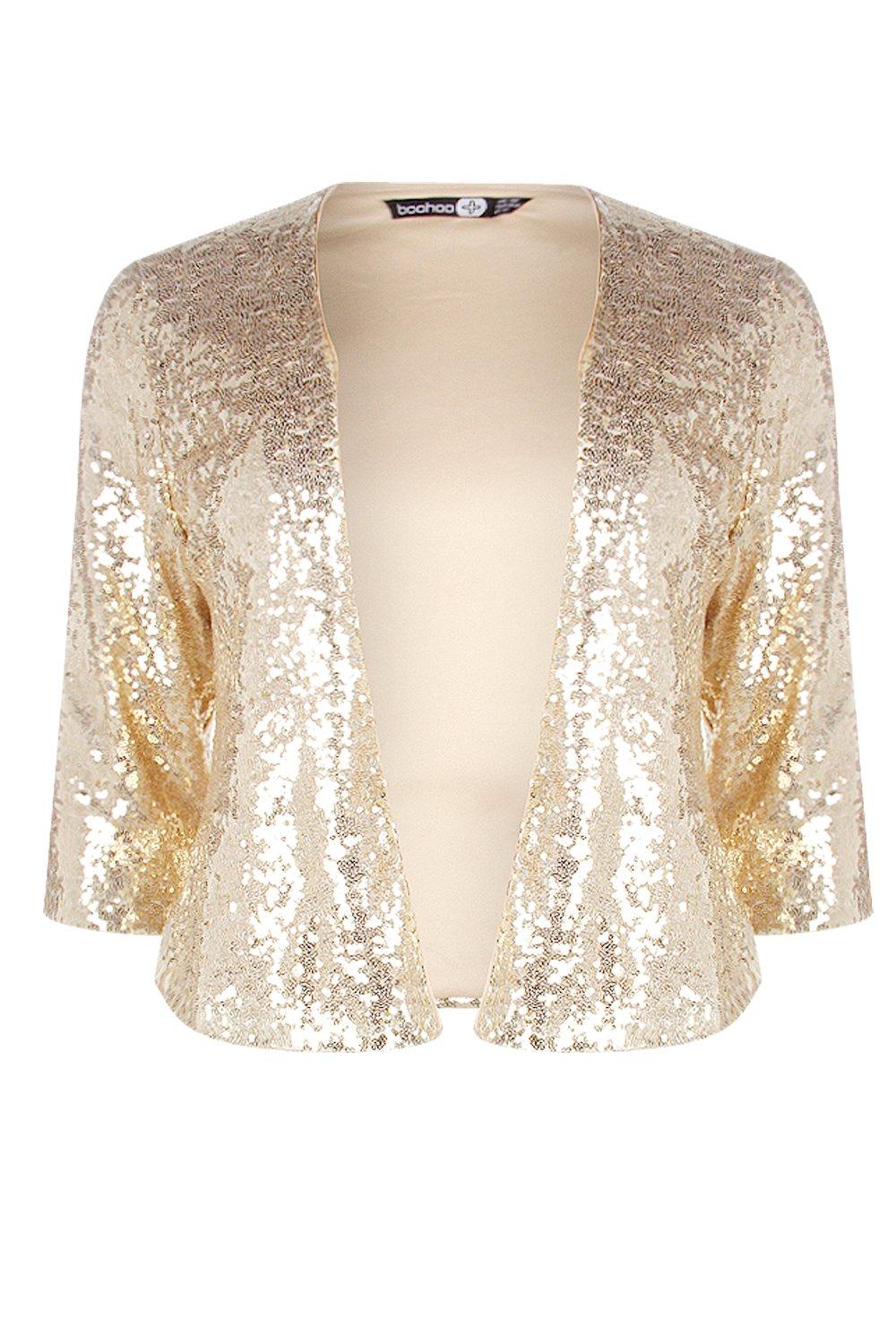 plus sequin kimono