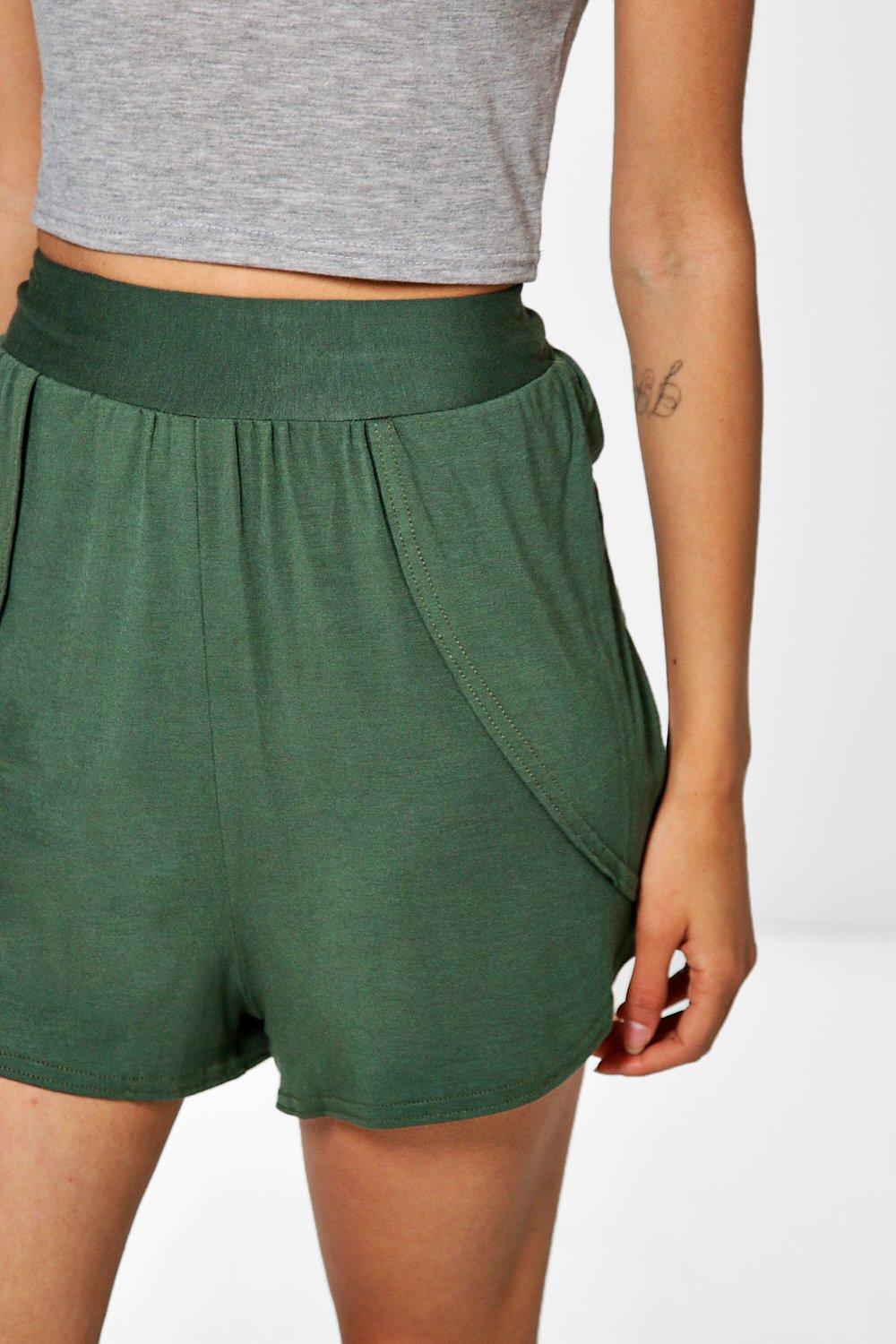 boohoo jersey shorts