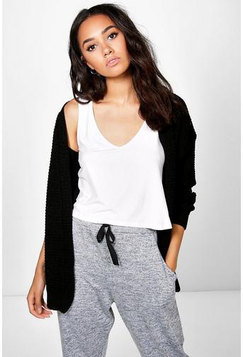 Petite Jasmine Edge To Edge Waffle Knit