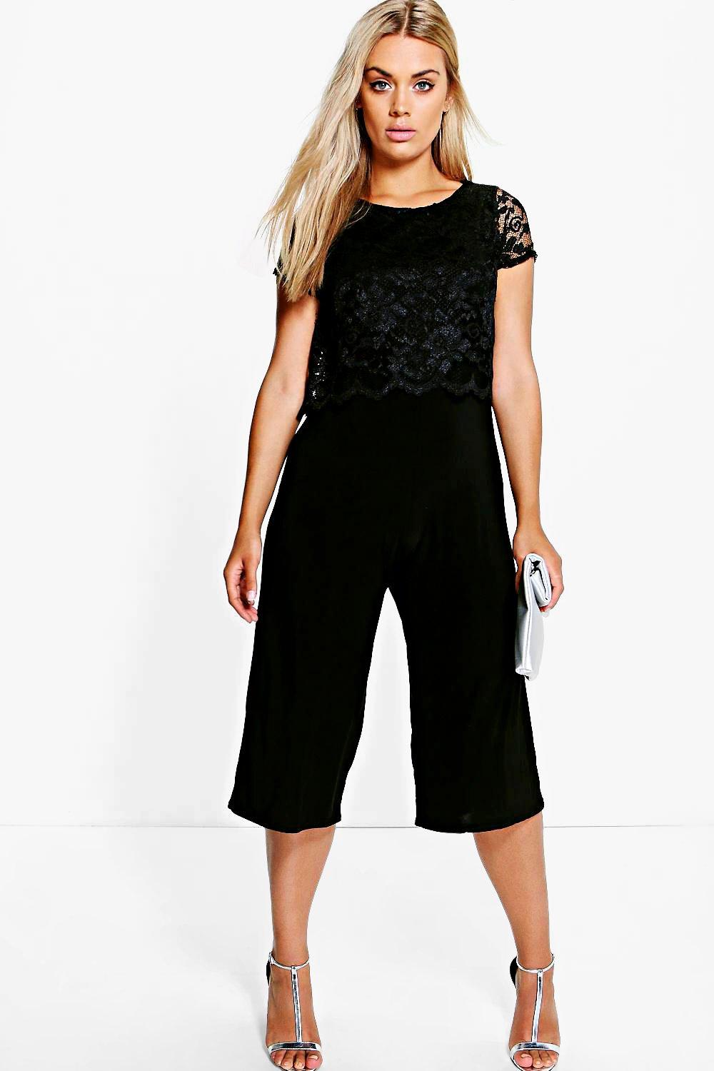 plus size culotte jumpsuit