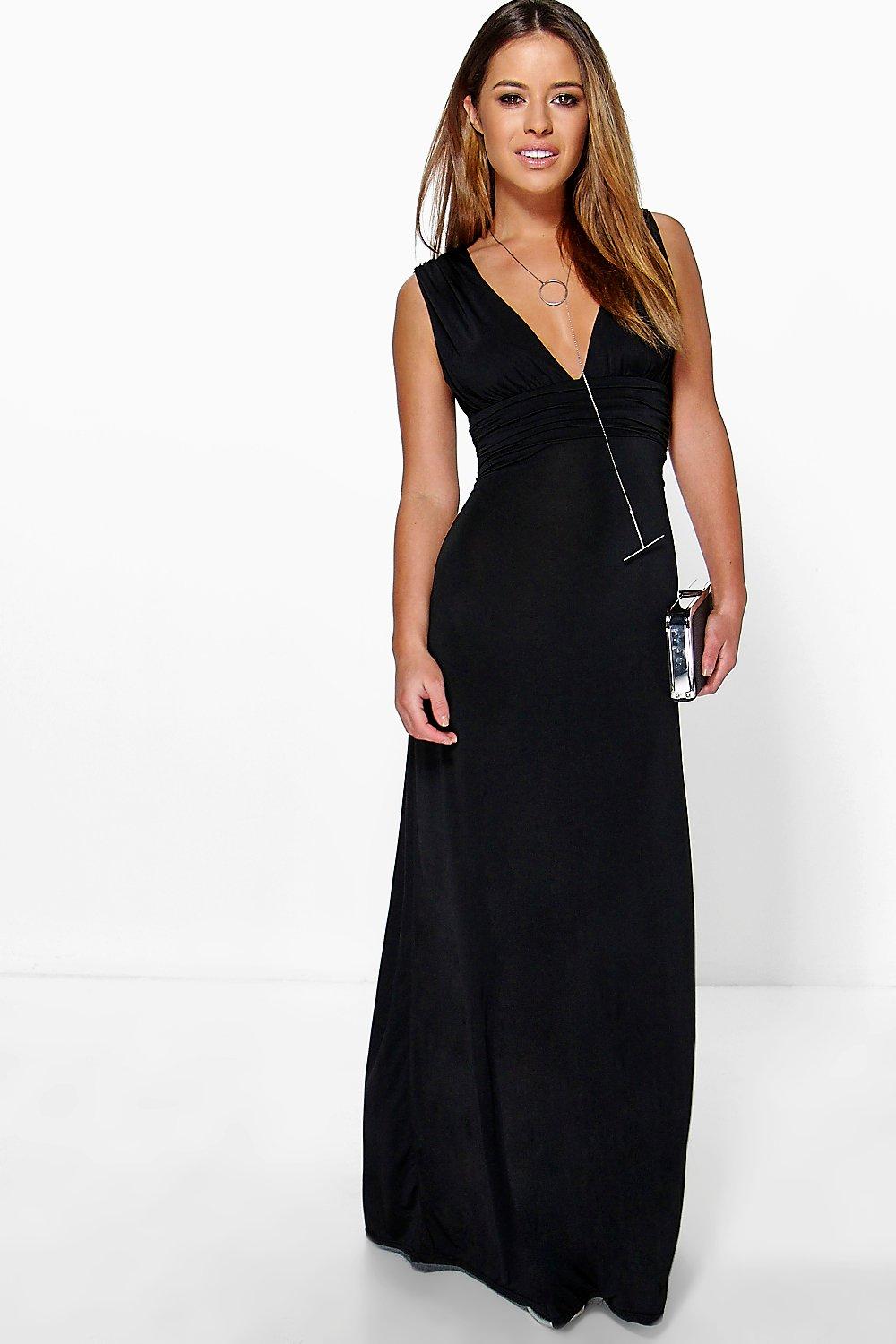 petite black gown