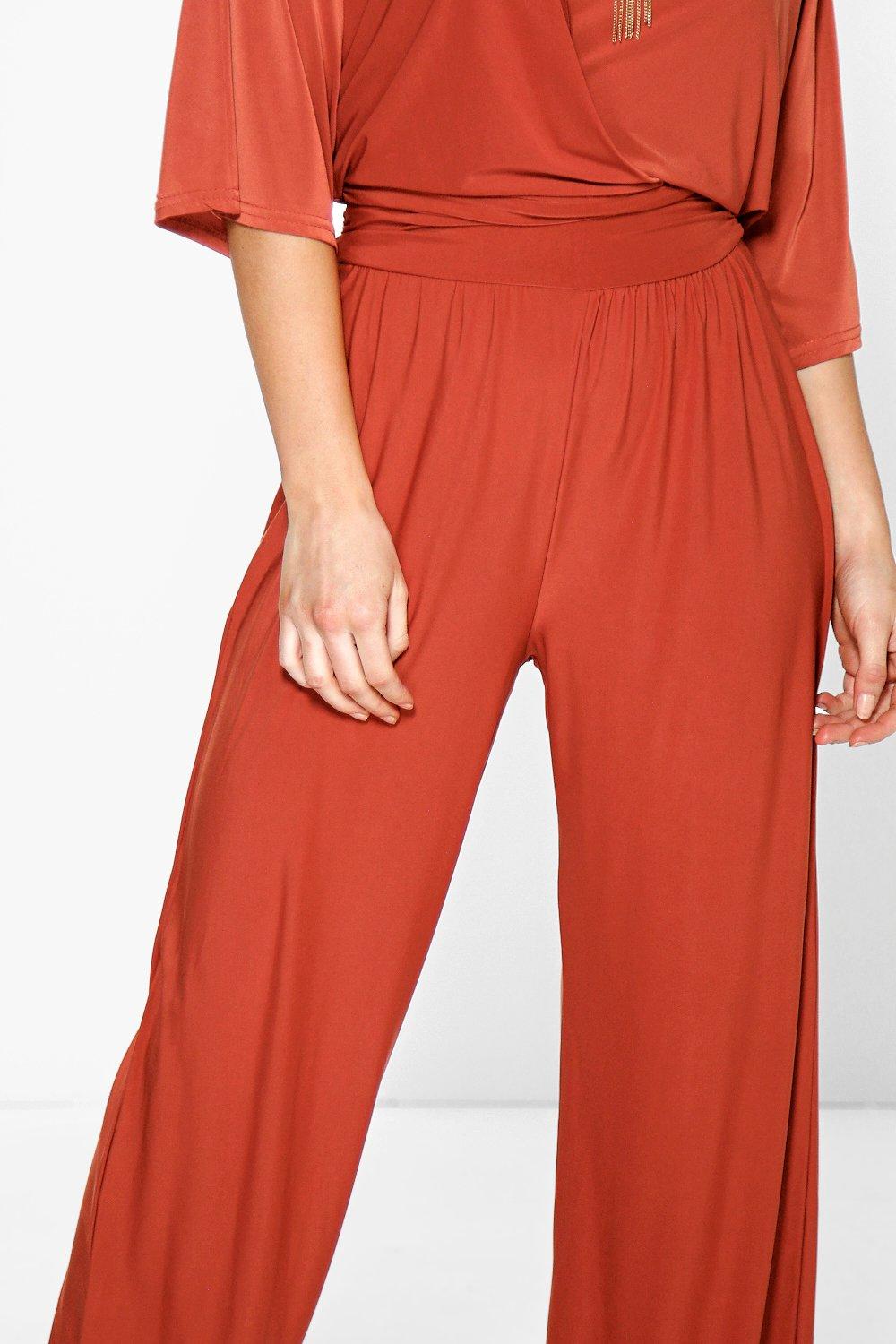 petite wide leg jumpsuit