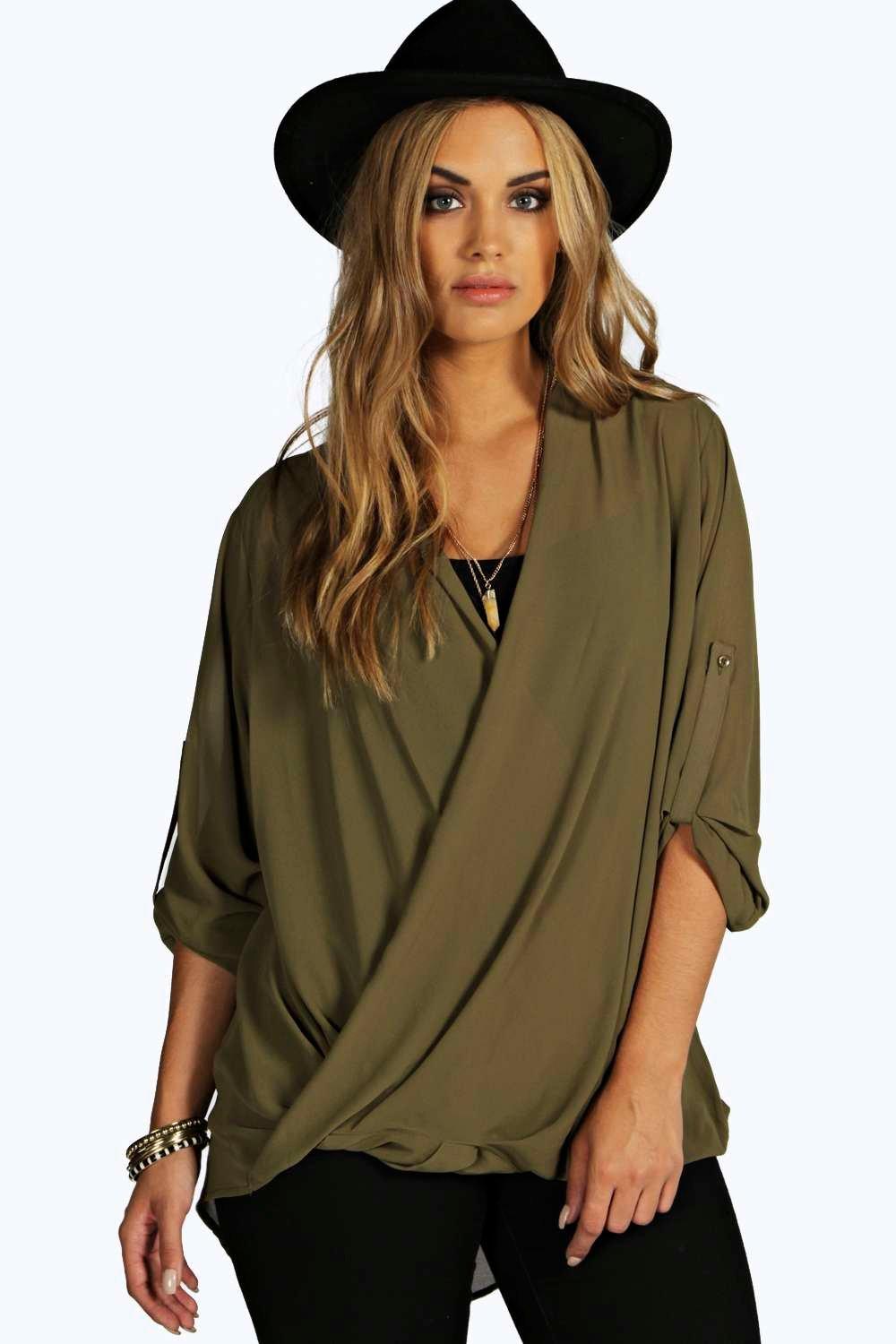 plus-abigail-woven-wrap-front-blouse-at-boohoo