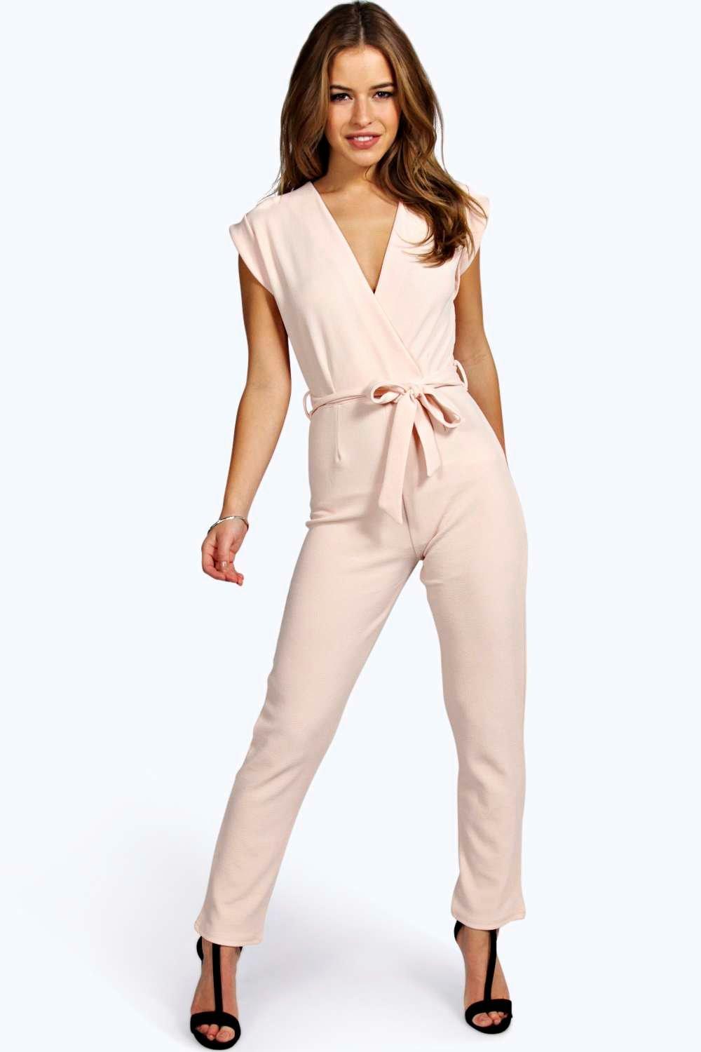 petite wide leg jumpsuit