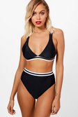 Bali Mix & Match Elastic Trim Triangle Top autre image