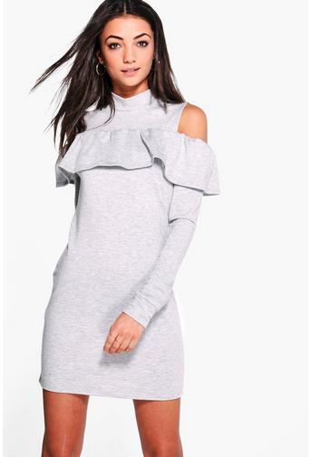 Tall Katalina Ruffle Top Sweat Dress