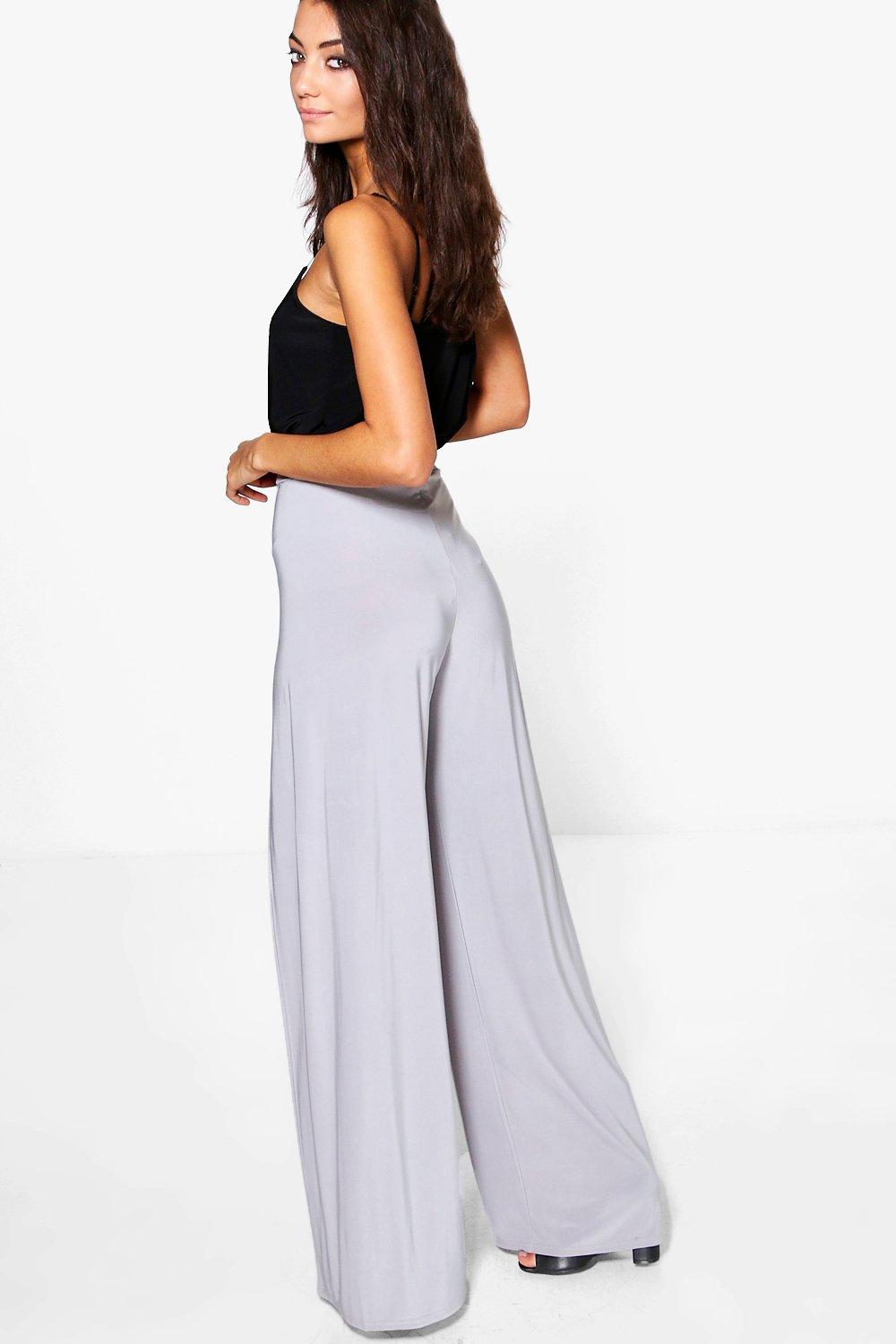white split leg trousers