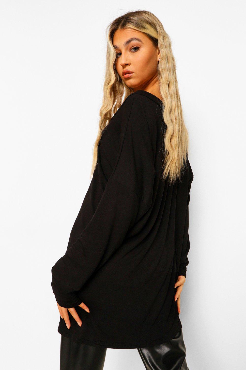 ladies oversized tops uk