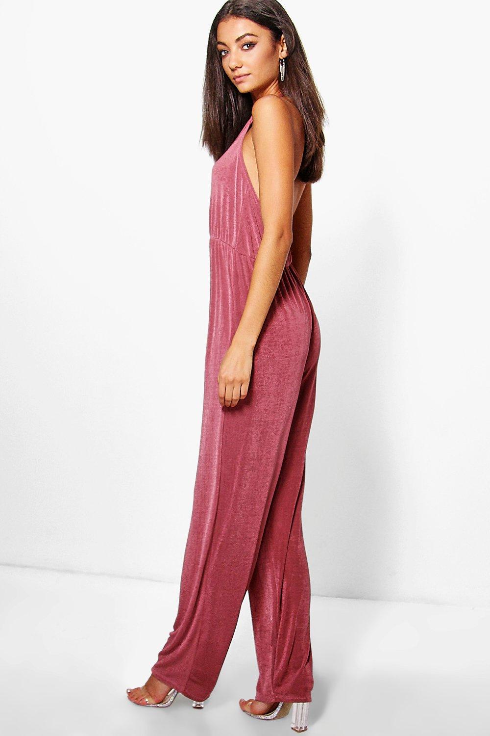 deep plunge jumpsuit