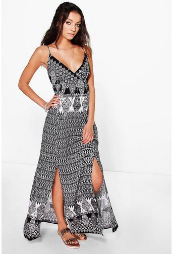 Tall Rosa Paisley Printed Maxi Dress