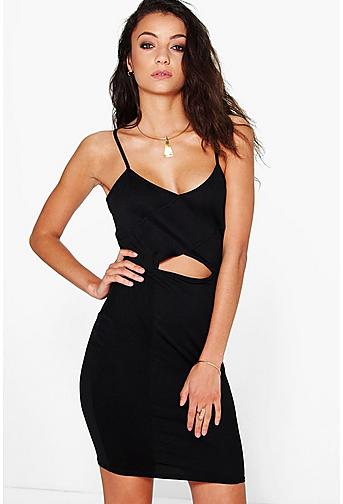 Tall Orla Cut Out Front Midi Dress