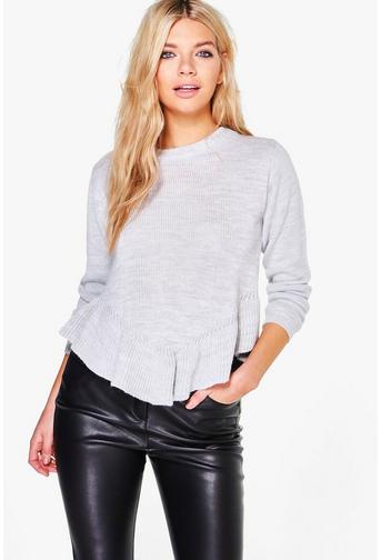 Zoe Ruffle Hem Jumper