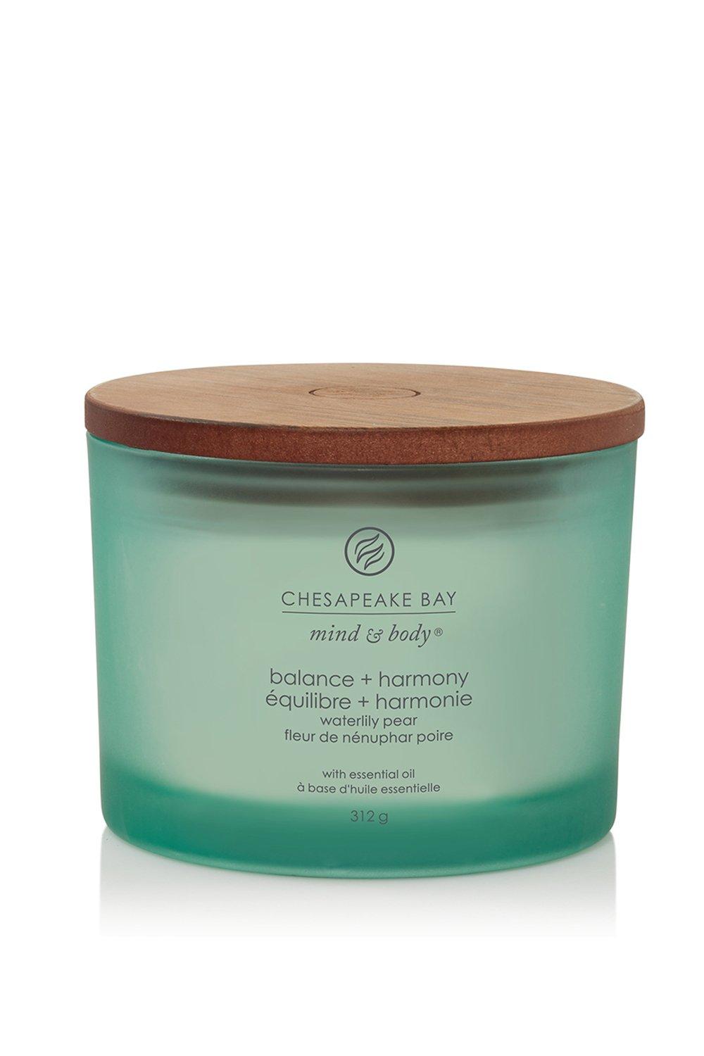 Chesapeake Bay Mind & Body Balance & Harmony 3 Wick Candle 312g