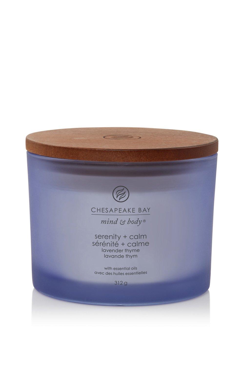 Chesapeake Bay Mind & Body Serenity & Calm 3 Wick Candle 312g
