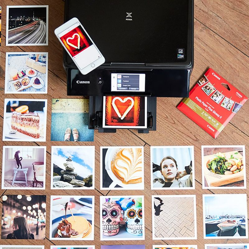 PIXMA Cloud link lets you print photos and documents in seconds from social media and cloud storage.