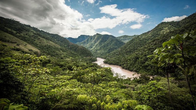 Photographer in nature