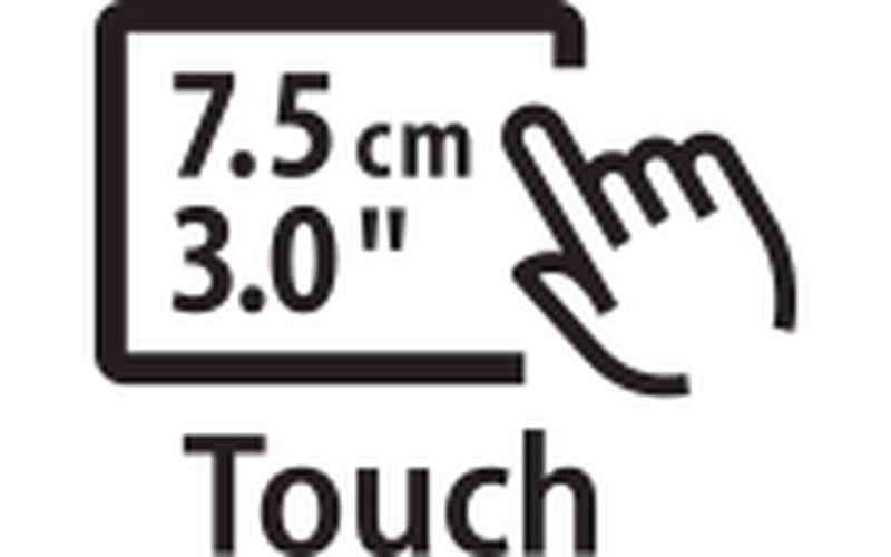 7.5cm Touchscreen