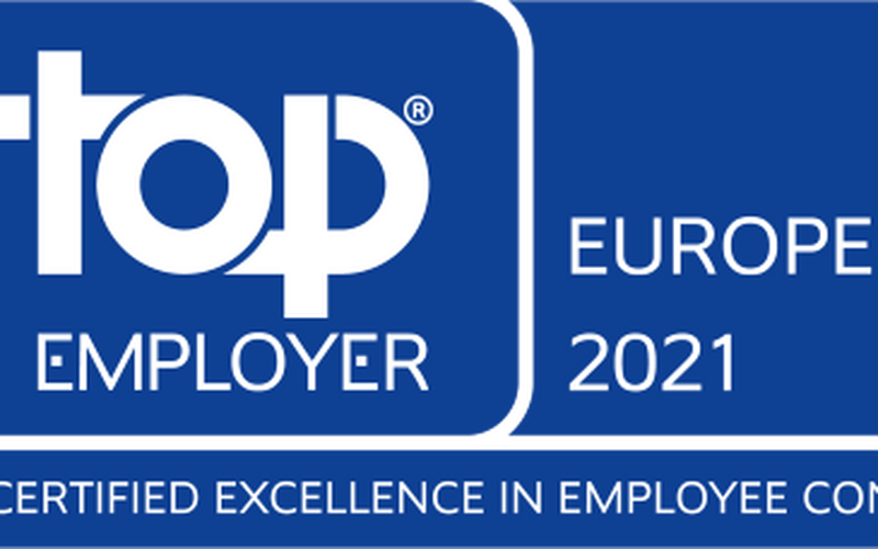 Canon Europe named a Top Employer 2021