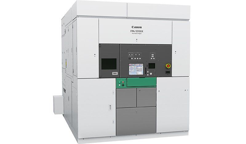 Full view of i-Line lithography machine Canon FPA-5510iX 