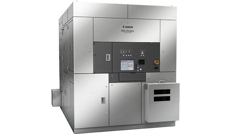 Full view of i-Line lithography machine Canon FPA-5520iV FPA