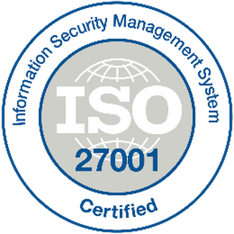 ISO 27001 Certificat de la sécurité de l'information