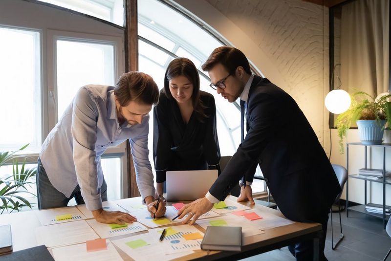 A team of professionals working together