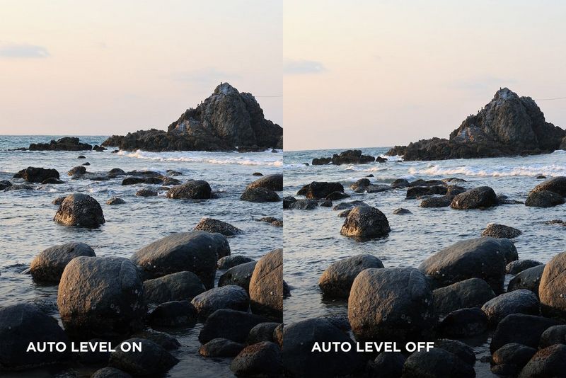 Canon EOS R7 - Auto Level Comparison