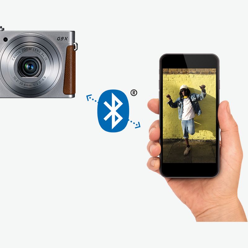 Camera connection with Bluetooth