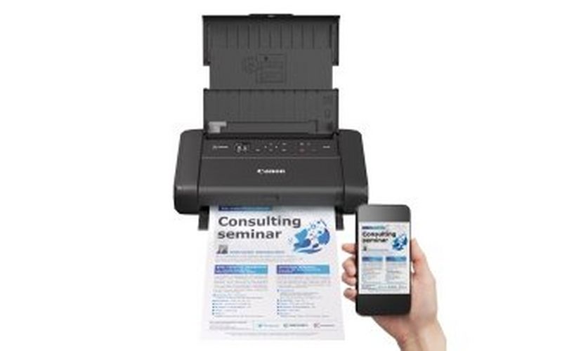 Take your office on the road with the Canon PIXMA TR150 and PIXMA TR150 with battery