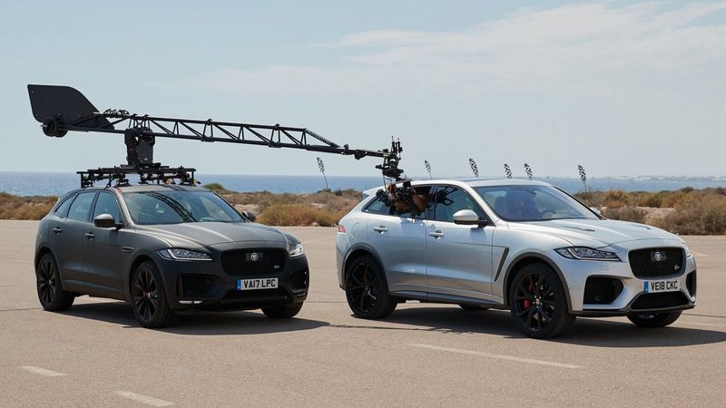 Jaguar F-PACE advert - behind the scenes