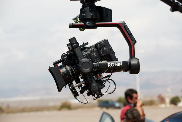 The Canon EOS C500 Mark II on the Ronin 2 gimbal ready for a day of shooting.