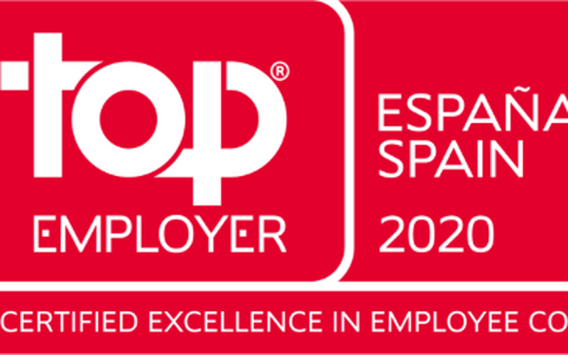 Canon revalida la certificación Top Employer 2020 en España por 13º año consecutivo