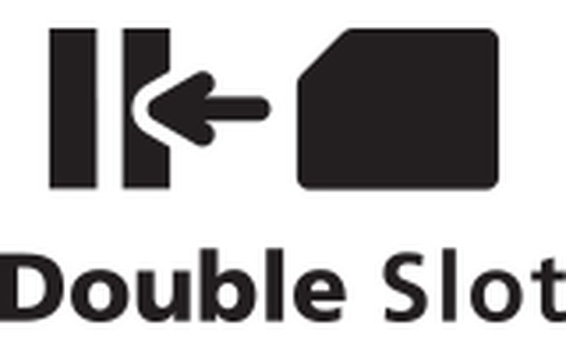 Double slot icon