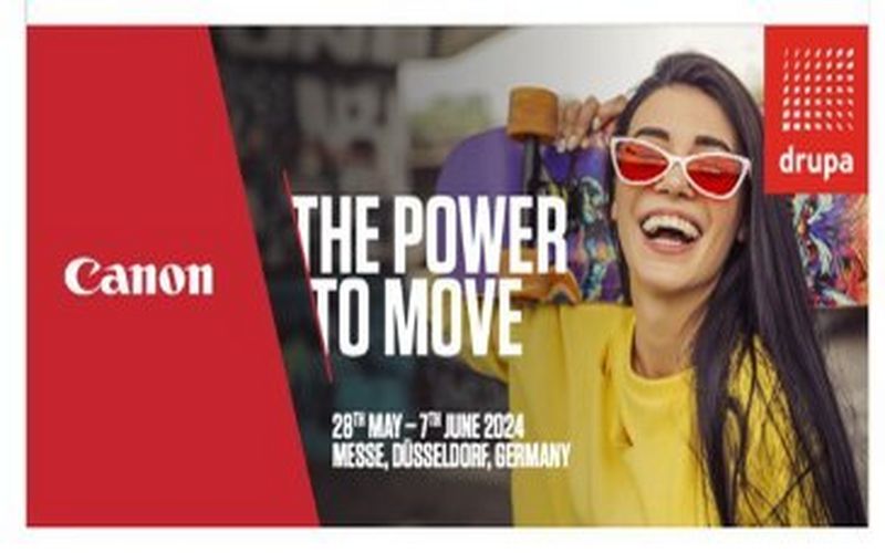 Canon demonstrates ‘The Power to Move’ at drupa 2024