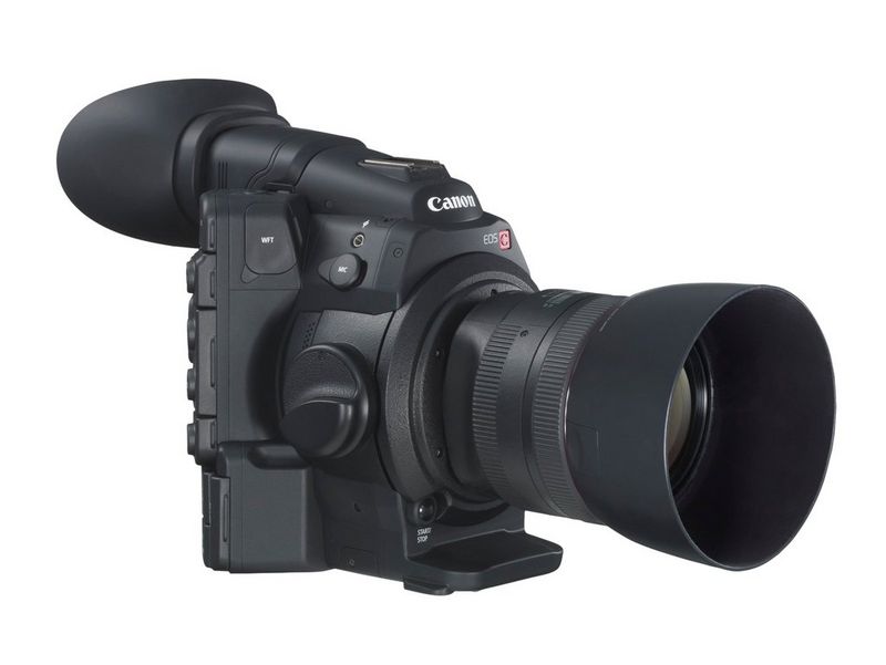The Canon EOS C300. 