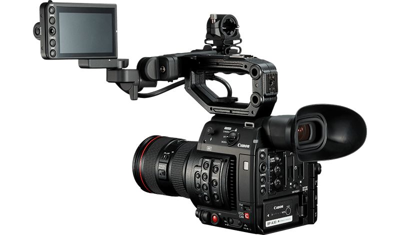 Canon C200 video camera back view