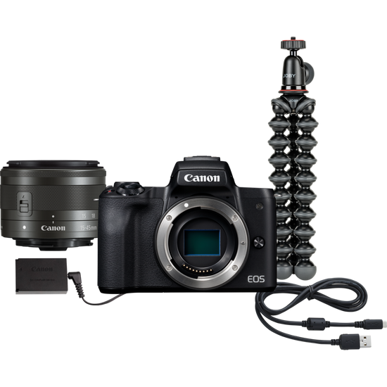 Canon EOS M50 Interchangeable Lens Video Conferencing Kit