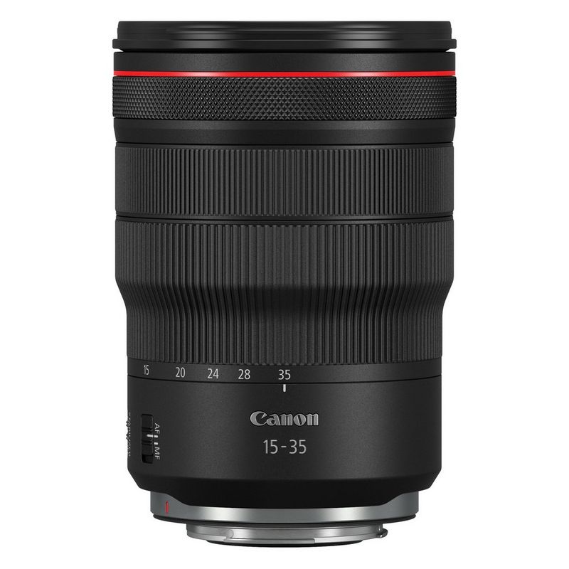 A Canon RF 15-35mm F2.8L IS USM lens.