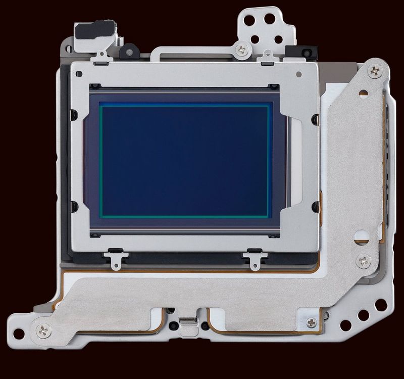 The image stabilisation unit from a Canon EOS R5.