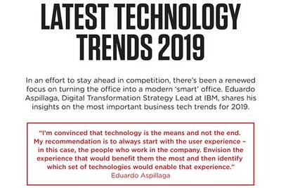 Latest technology trends of 2019