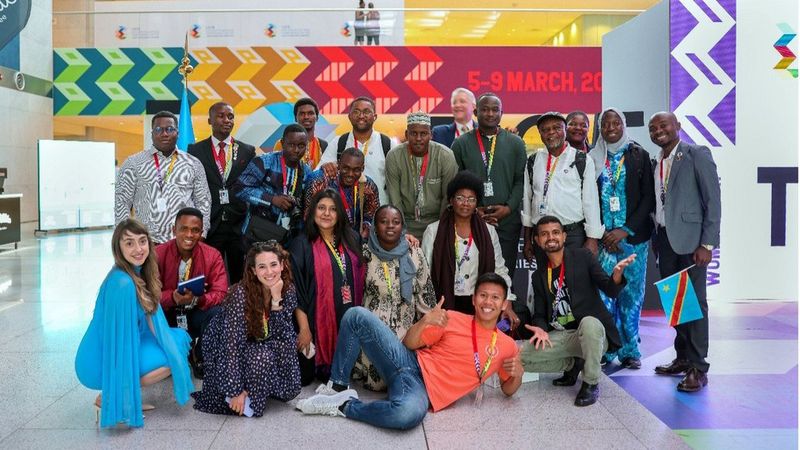 The Canon team at the UN Least Developed Countries conference in Doha
