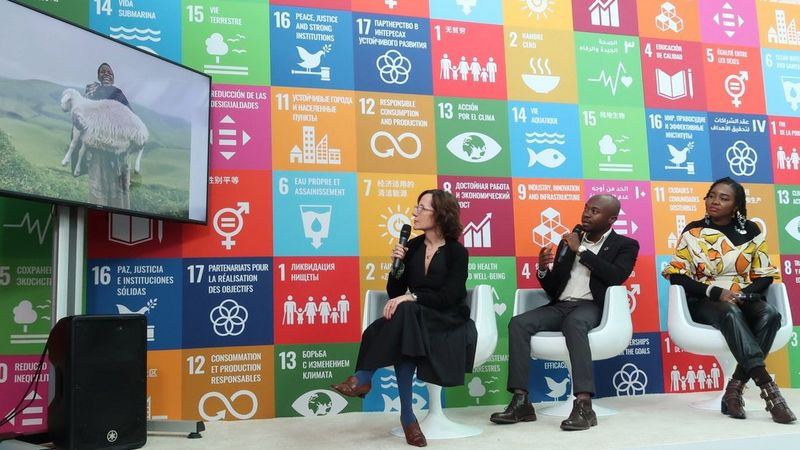 Marina Ponti, Michel Lunanga and Chioma “Cill” Ogbonna