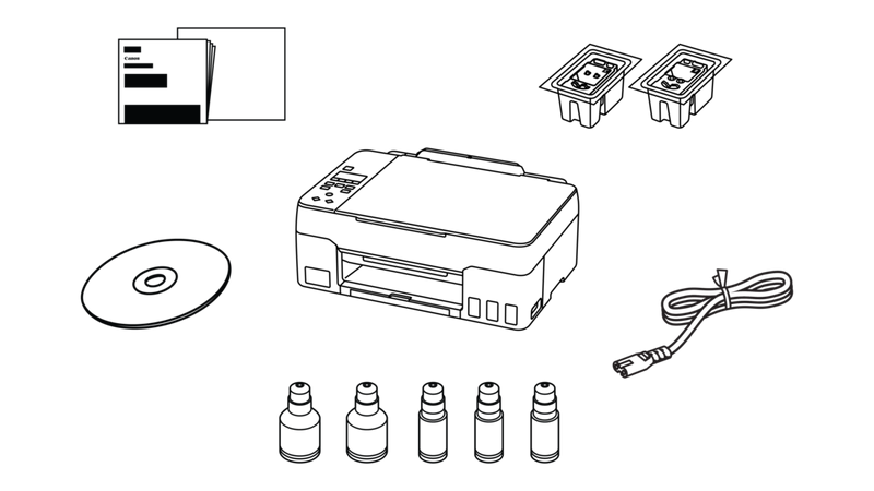 PIXMA G2560 What’s in the box