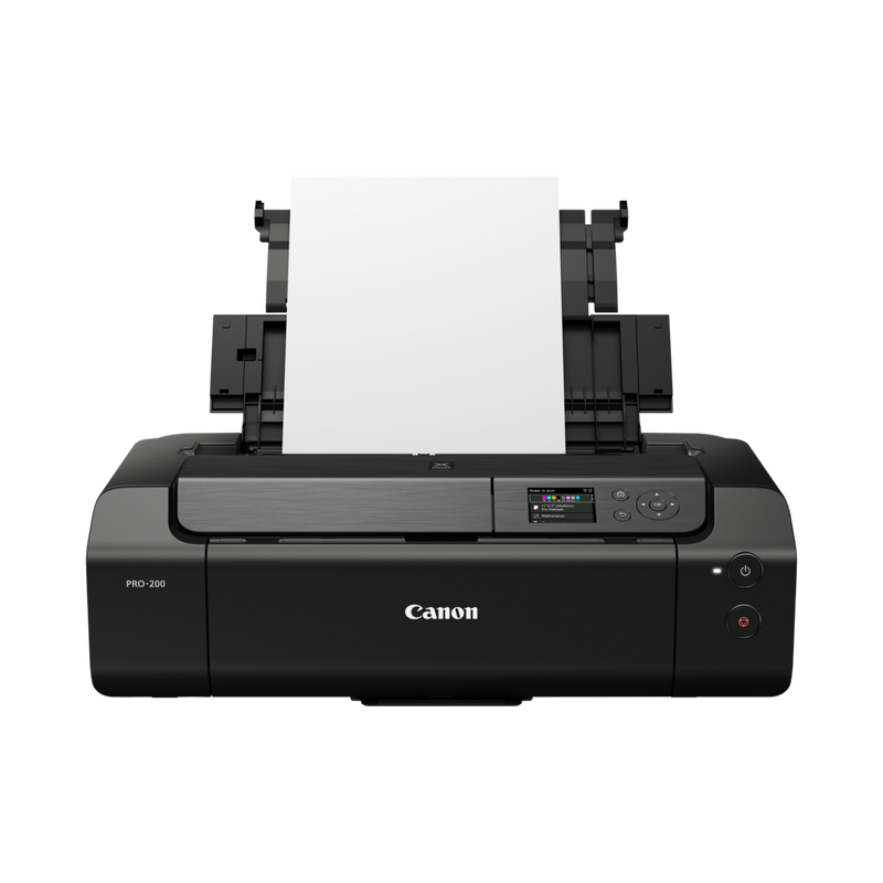 Tiskalnik Pixma Pro-200 tiska z različnih kotov