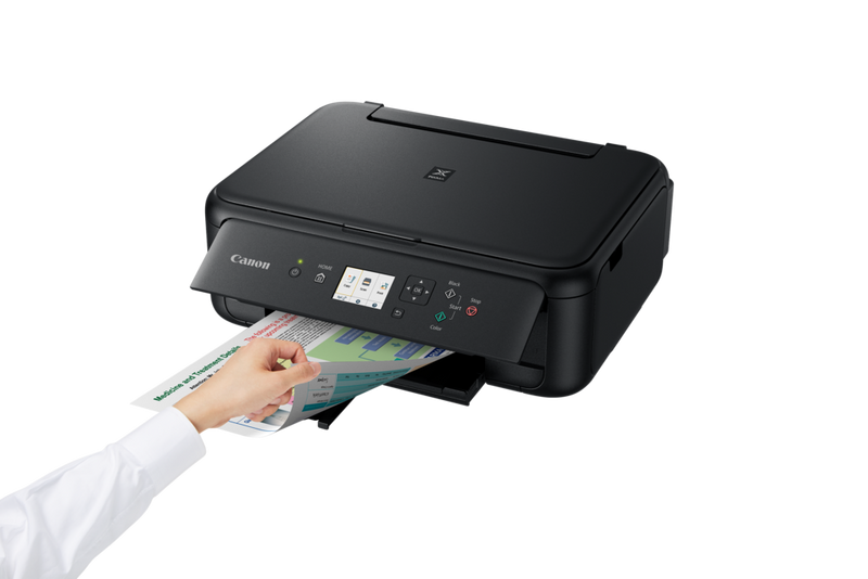 printerbase.co.uk - The Canon Pixma TS5150 is fun and affordable, this  small, stylish family printer takes all the hassle out of creating  beautiful borderless images and documents at home with smart wireless