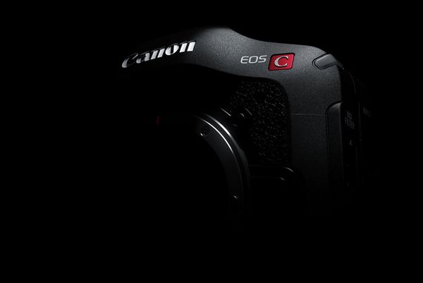 A teaser shot of a new Canon cinema camera. 